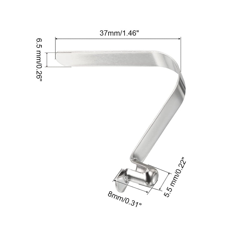 Chargez l'image dans la visionneuse de la galerie, Veerklemmen voor telescopische buizen 8x5,5 mm (8 stuks) - Kajak peddel borgpennen - Tentpaal borgclips staal
