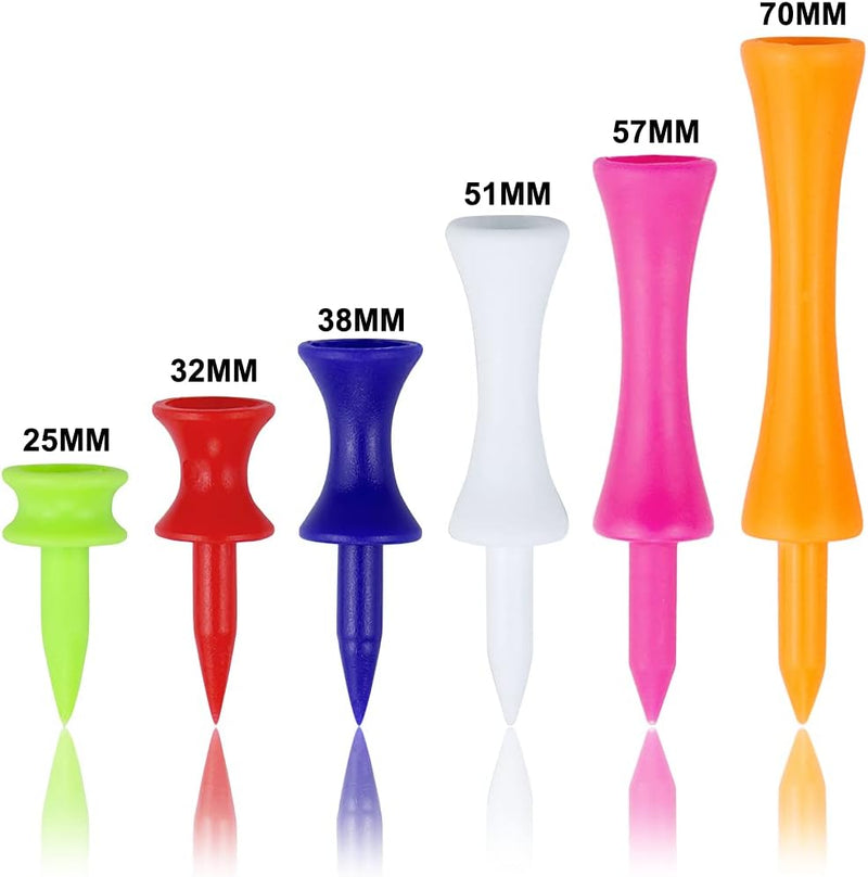 Laden Sie das Bild in Galerie -Viewer, Plastic Golf Tees Gemengde Grootte Kasteel Tees Golf 120 Count
