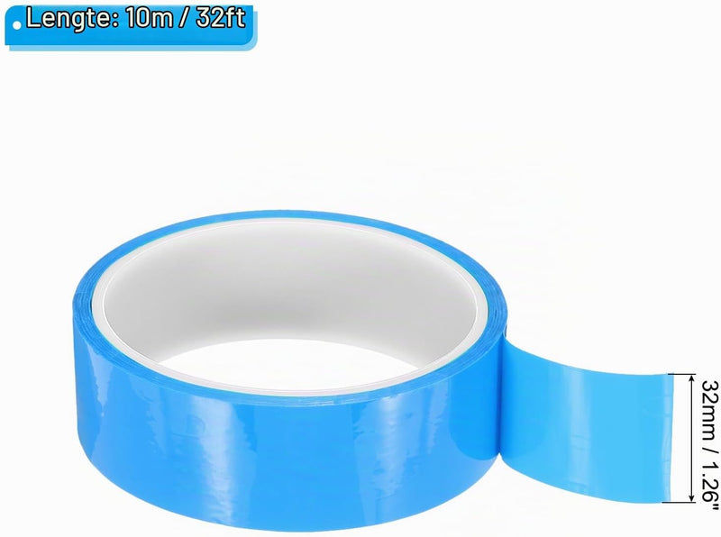 Carica immagine in Galleria Viewer, Tubeless velgtape 21 mm x 10 meter blauw zelfklevend – luchtdicht velglint – fiets accessoires
