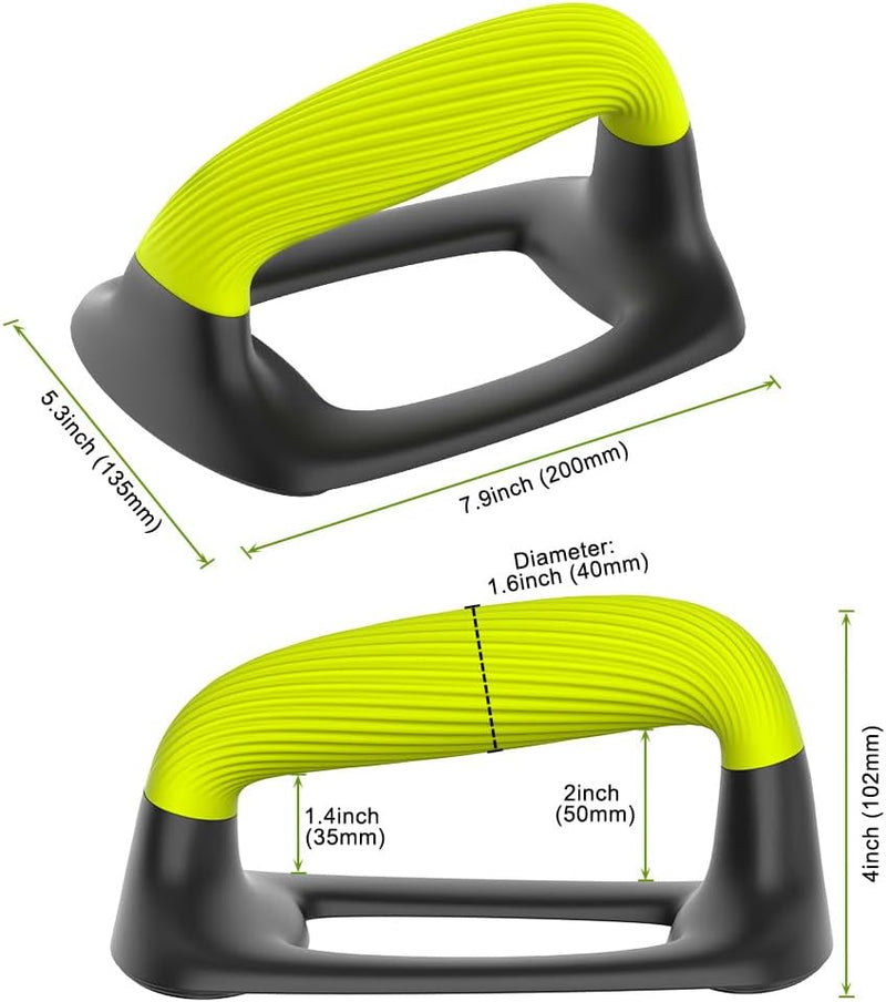 Chargez l'image dans la visionneuse de la galerie, Push-up bars met ergonomische zachte handgrepen en antislip basis – opdruksteunen – krachttraining
