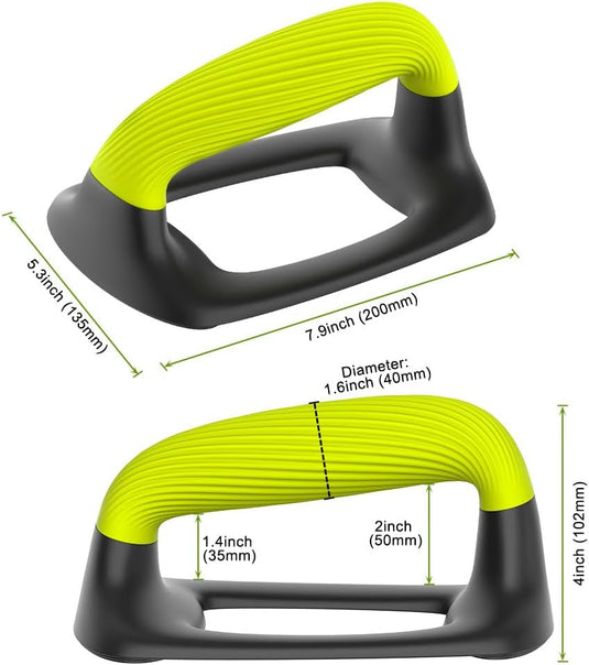 Push-up bars met ergonomische zachte handgrepen en antislip basis – opdruksteunen – krachttraining