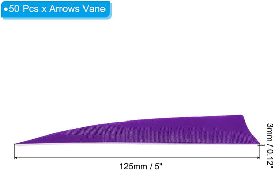 Pijlveren 50 stuks 4 inch van kalkoenveer – arrow fletching – boogschieten accessoires