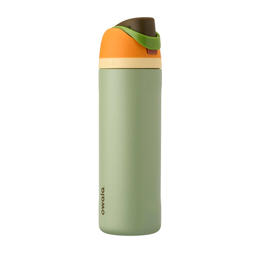 Owala FreeSip Isolierte Edelstahl-Trinkflasche, 710ml, Iced Breeze