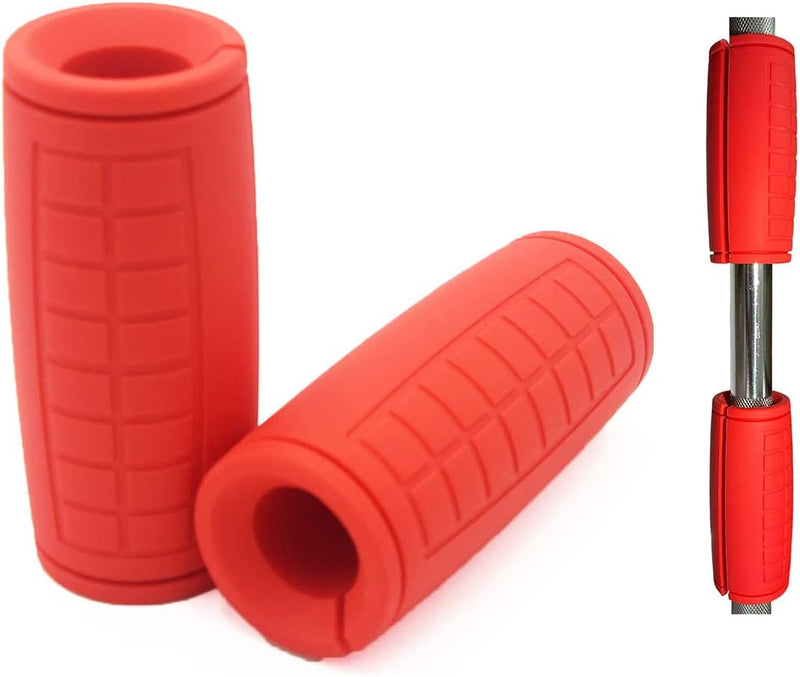 Load image into Gallery viewer, Dikke haltergrepen 2 stuks 5,5 cm van antislip siliconen – fat grips – grip trainer
