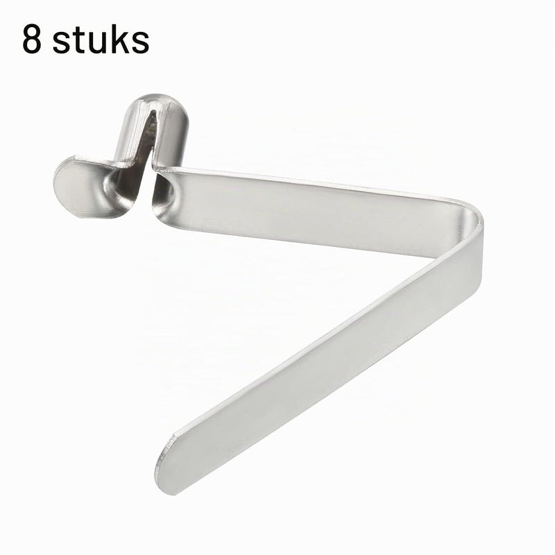 Chargez l'image dans la visionneuse de la galerie, Veerklemmen voor telescopische buizen 8x5,5 mm (8 stuks) - Kajak peddel borgpennen - Tentpaal borgclips staal

