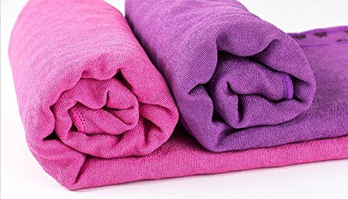 Antislip sneldrogende yogahanddoeken (6 kleuren) met draagtas van mesh, extra lang (62 x 183 cm)