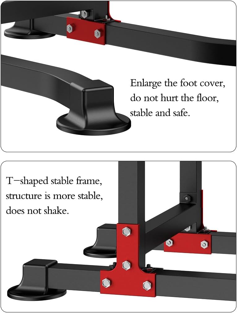 Laden Sie das Bild in Galerie -Viewer, Power tower met verstelbare optrekstang en dip station tot 150 kg – pull-up bar – krachtstation
