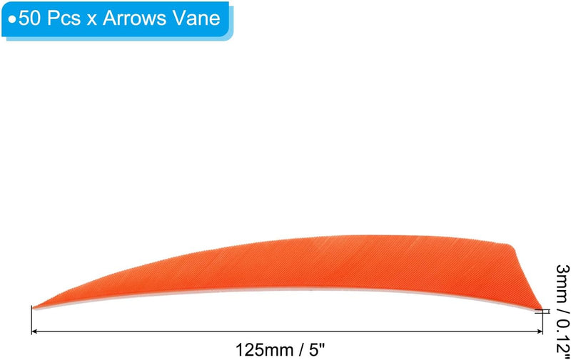 Laad afbeelding in Galerijviewer, Pijlveren 50 stuks 4 inch van kalkoenveer – arrow fletching – boogschieten accessoires
