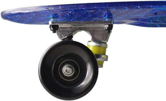 Longboard wielen 70 x 51 mm 78A met ABEC-9 lagers 4 stuks wit – cruiser skateboard wielen