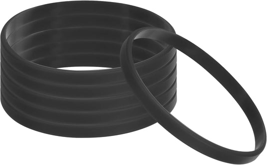 Siliconen armbanden 6 stuks 180 mm – elastische polsbandjes – sport en team accessoires