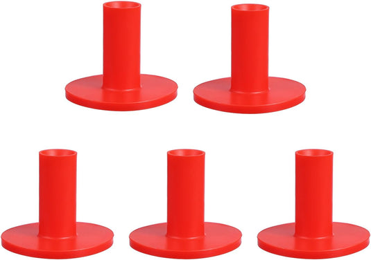 Rubber golf tees 6x5 cm (5 stuks) - Oefen tees voor hitting mats - Golf balhouder driving range