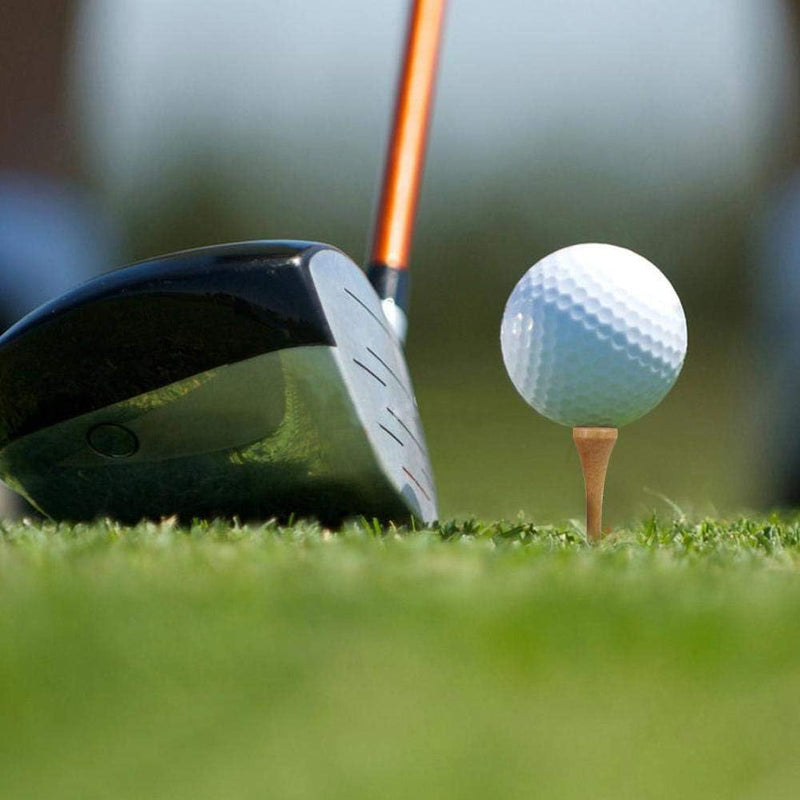 Load image into Gallery viewer, Houten golftees 100 stuks 42 mm voor golfballen en afslagtraining – golfpinnetjes – driving range
