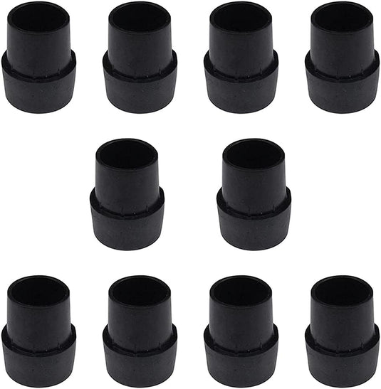 Trampoline pootdoppen 10 stuks voor 25 mm poten van antislip rubber – voetdoppen – trampoline accessoires