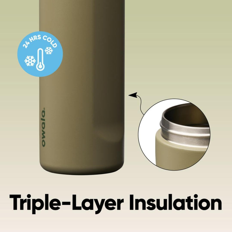 Load image into Gallery viewer, Owala FreeSip Isolierte Edelstahl-Trinkflasche, 710ml, Iced Breeze
