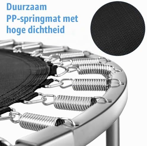 Laden Sie das Bild in Galerie -Viewer, Opvouwbare mini trampoline 97 cm met 32 veren tot 150 kg – fitnesstrampoline – rebounder
