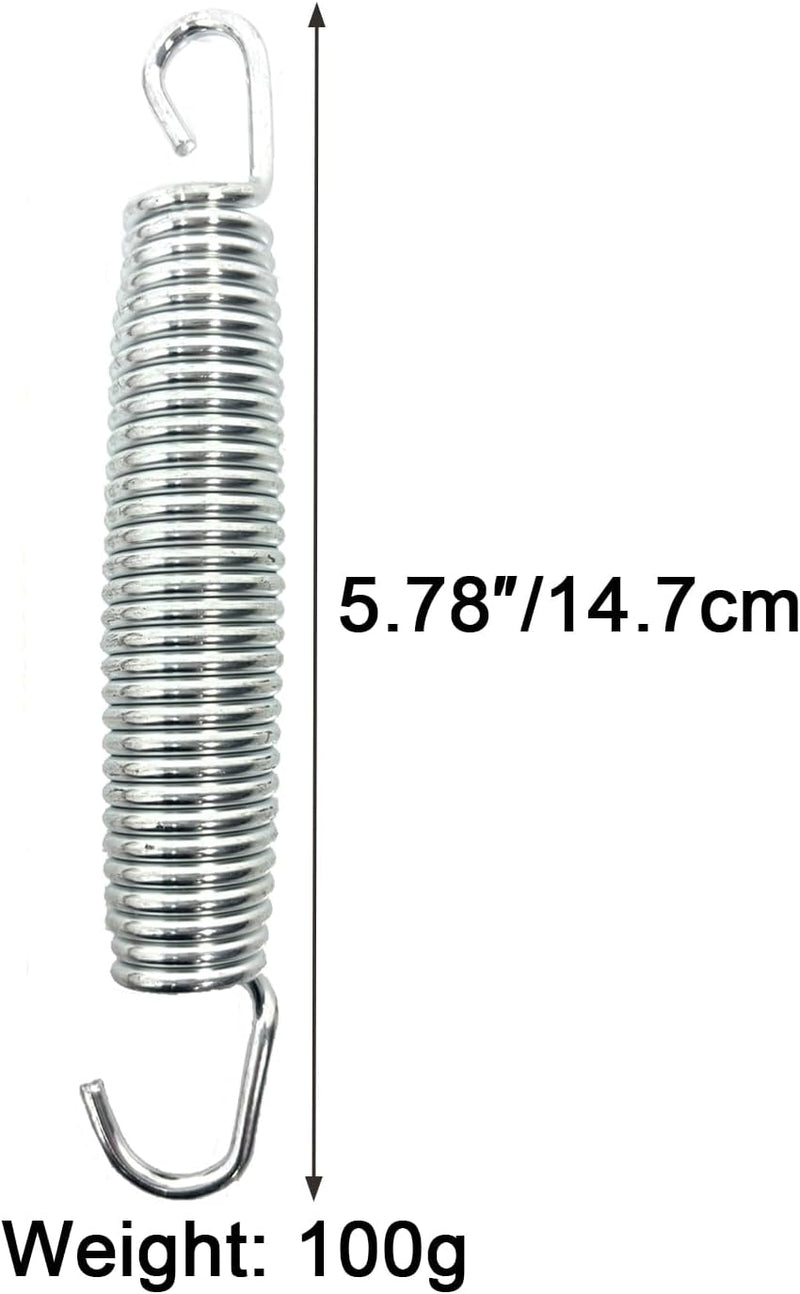 Laad afbeelding in Galerijviewer, Trampolineveer 147 mm van verzinkt staal – vervangingsveer – trampoline accessoires
