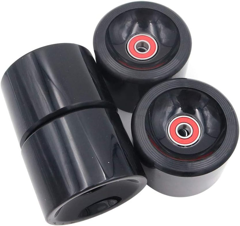 Carica immagine in Galleria Viewer, Longboard wielen 70 x 51 mm 78A met ABEC-9 lagers 4 stuks zwart – cruiser skateboard wielen
