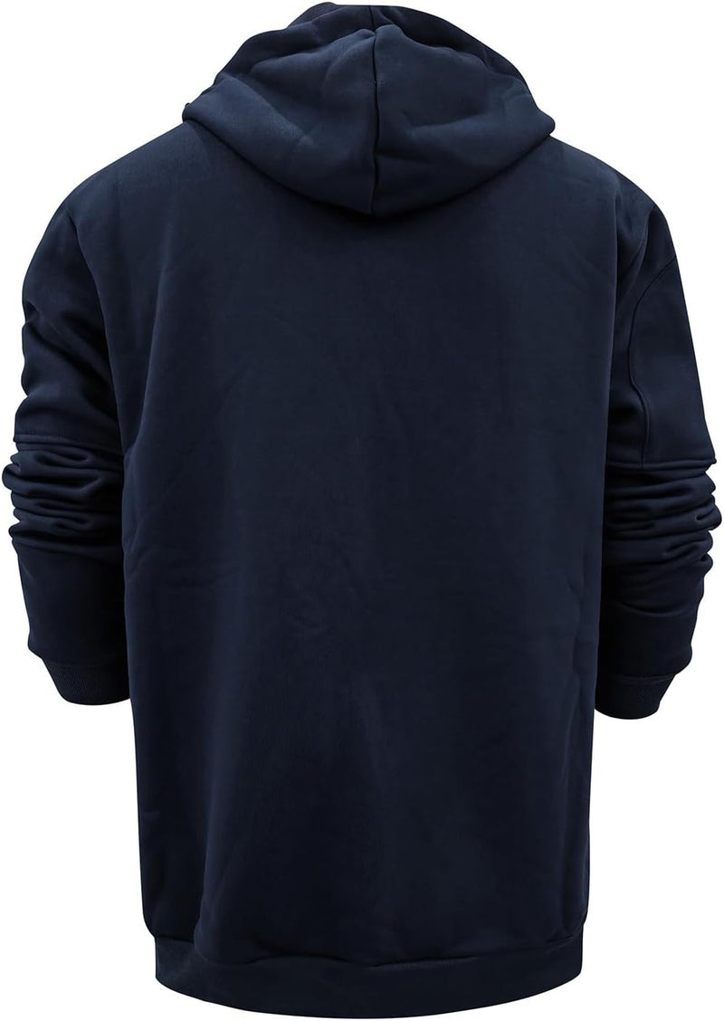 Laden Sie das Bild in Galerie -Viewer, Heren lange hoodie met capuchon en rits voor de winter – vest – heren trui
