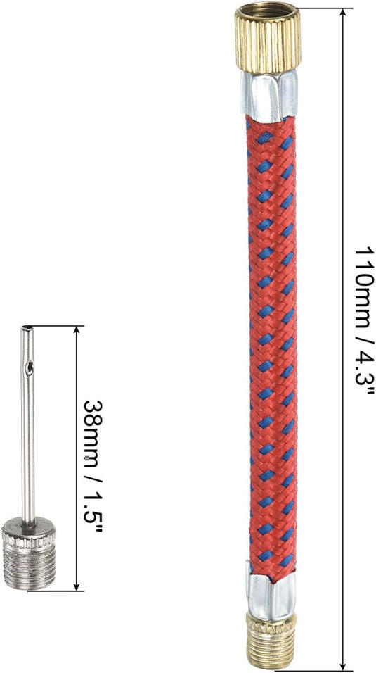 Balpomp naalden adapterset 5-delig met slang en mondstuk – pompnaalden – sportbal accessoires