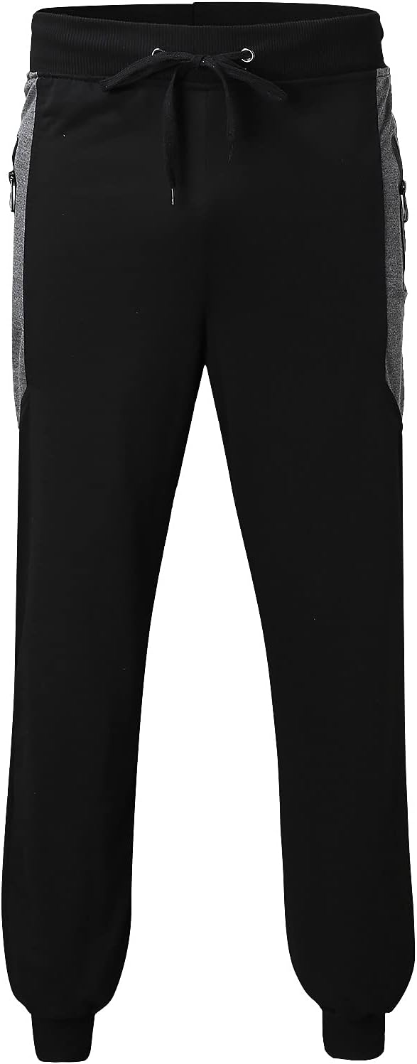 Laad afbeelding in Galerijviewer, Heren joggingbroek van katoenmix met zakken en print – sportbroek – trainingsbroek
