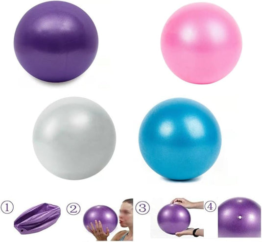 Pilatesballen set van 4 stuks 25 cm