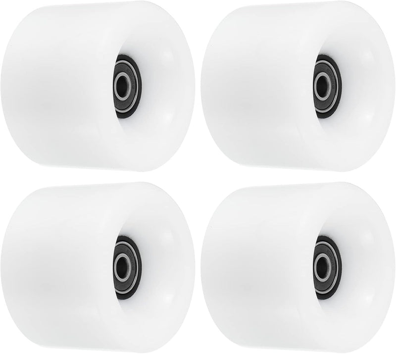 Carica immagine in Galleria Viewer, Longboard wielen 70 x 51 mm 78A met ABEC-9 lagers 4 stuks wit – cruiser skateboard wielen
