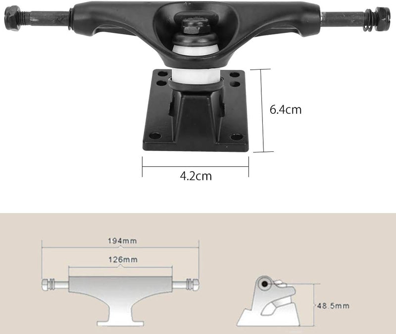 Laad afbeelding in Galerijviewer, Skateboard trucks set van 2 voor longboard
