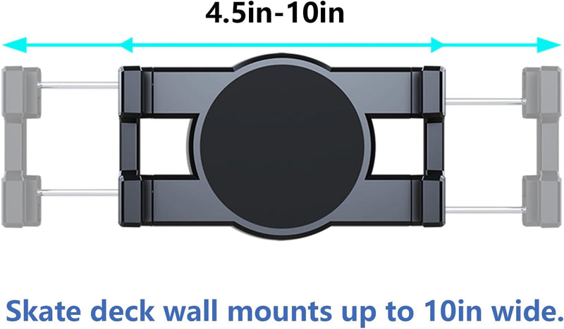 Carica immagine in Galleria Viewer, Skateboard wandhouder 360° draaibaar 2 stuks tot 15 kg – deck displayhouder – skate accessoires
