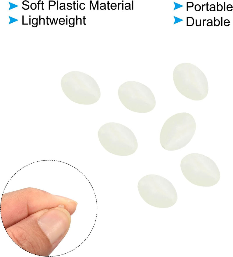 Laad afbeelding in Galerijviewer, Lichtgevende viskralen 100 stuks 8 x 6 mm met opbergdoos – glow beads – visaccessoires
