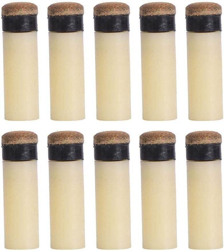 Chargez l'image dans la visionneuse de la galerie, Biljartkeu pomeransen 10 stuks van leer en kunststof voor snooker en pool – keutips – biljartonderdelen
