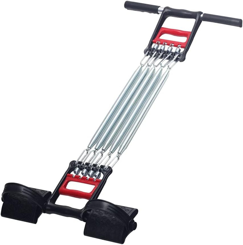 Load image into Gallery viewer, Multifunctionele expander fitness met voetpedaal voor borst-, arm-, bovenlichaams- en spiertraining
