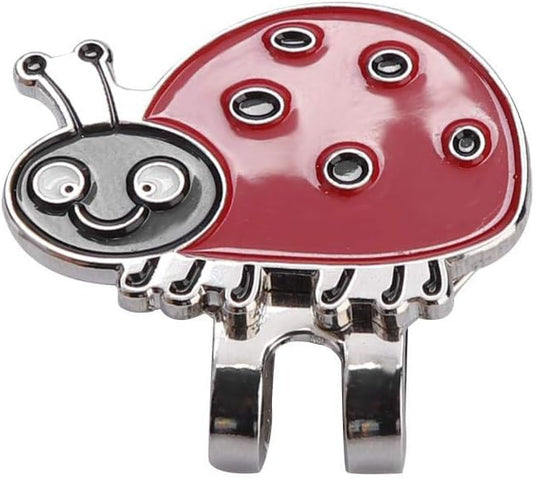 Magnetische golfbal marker met roestvrijstalen petclip en decoratief ontwerp – balmarker – golfaccessoires