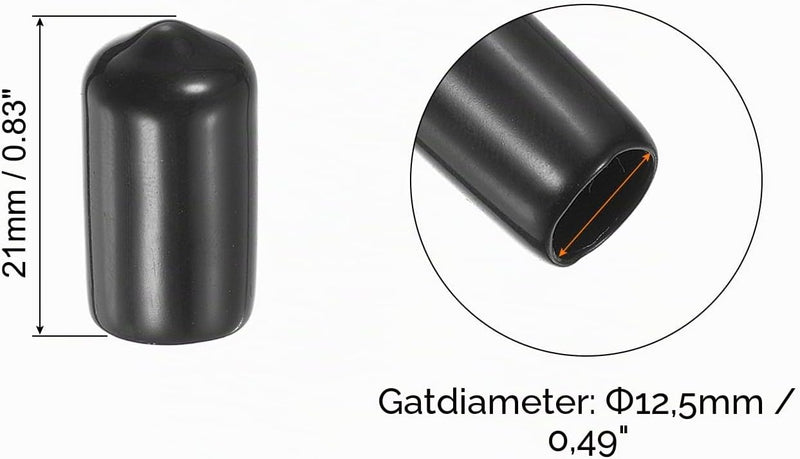 Laden Sie das Bild in Galerie -Viewer, Snooker keu tip beschermhoes rubber (15 stuks) - Biljart keudop bescherming - Biljart accessoires keu protector
