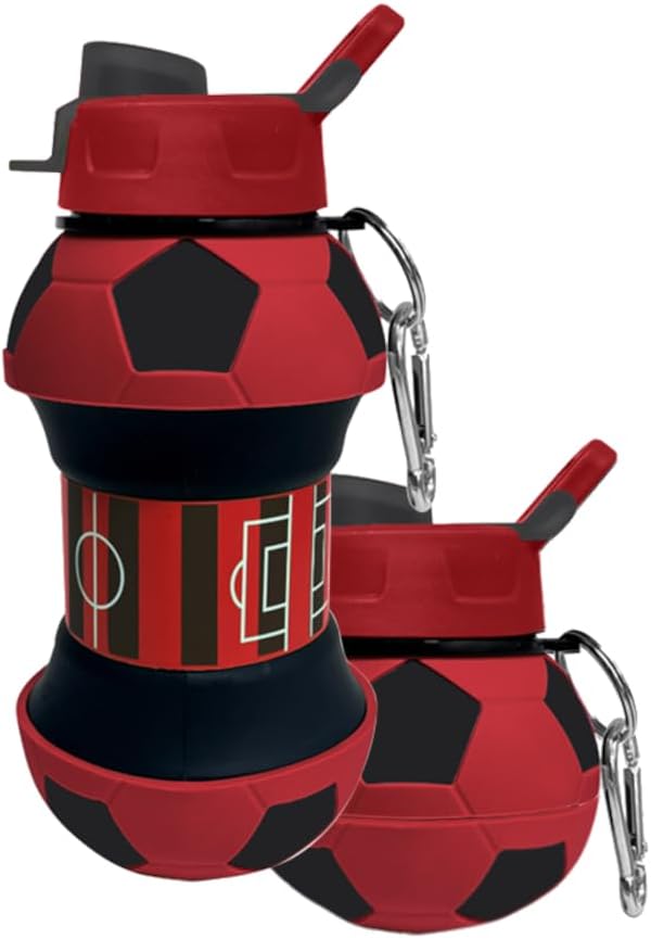 Laden Sie das Bild in Galerie -Viewer, Voetbal drinkfles met rietje 550 ml
