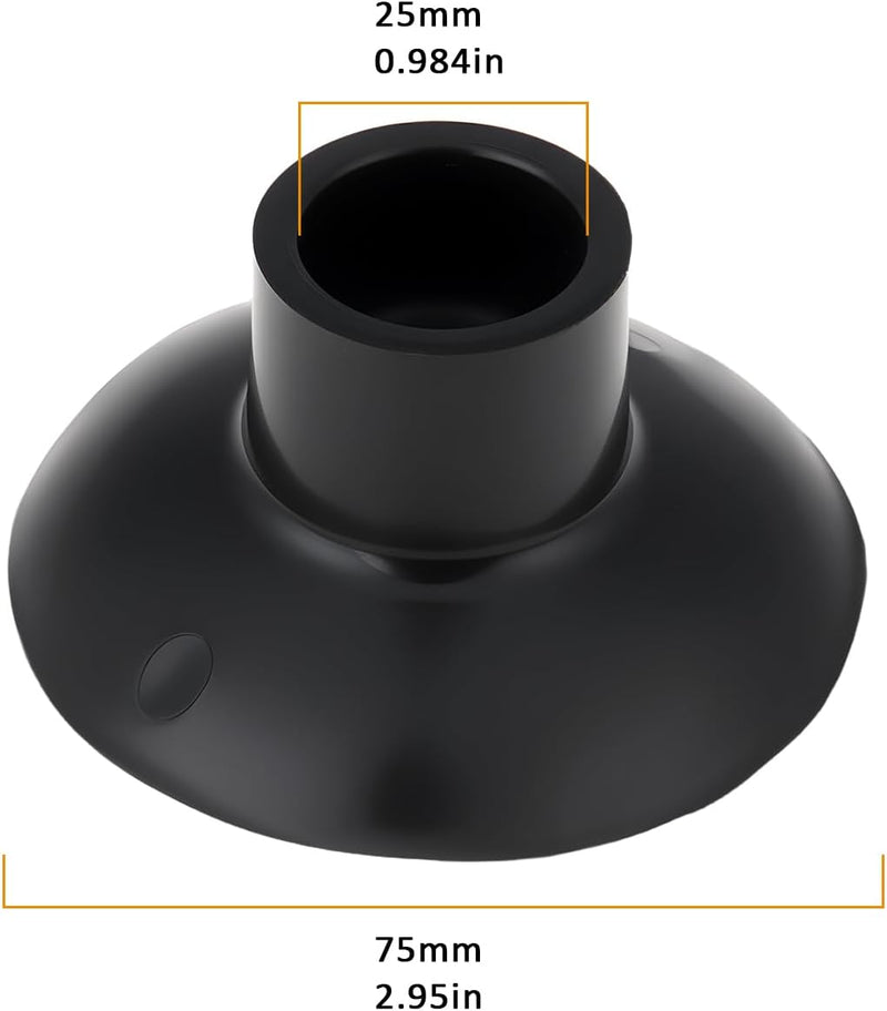 Laden Sie das Bild in Galerie -Viewer, Rubberen voetdoppen met zuignap 6 stuks voor 25 mm palen – trampoline voetjes – outdoor accessoires
