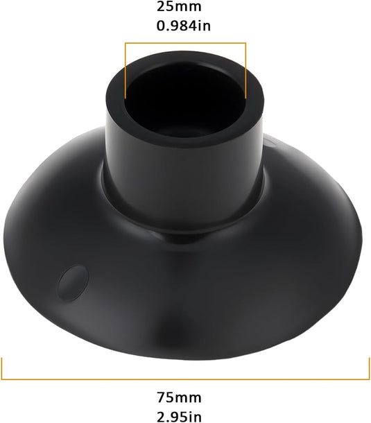 Rubberen voetdoppen met zuignap 6 stuks voor 25 mm palen – trampoline voetjes – outdoor accessoires