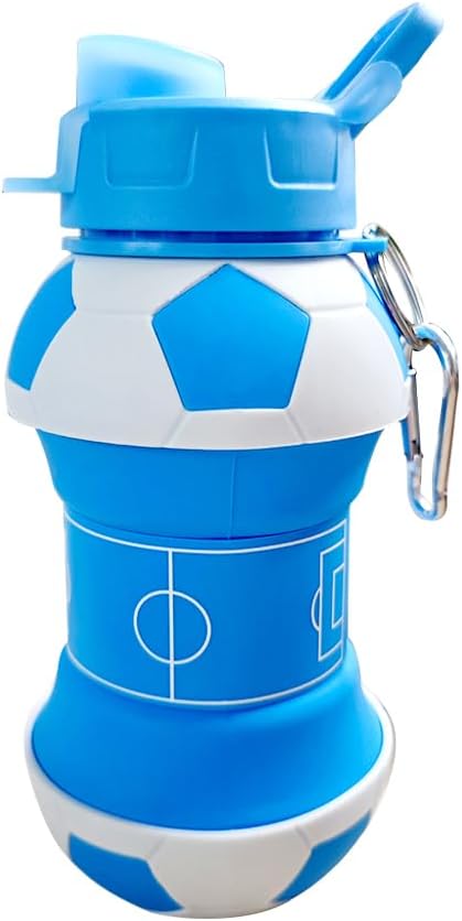 Laden Sie das Bild in Galerie -Viewer, Voetbal drinkfles met rietje 550 ml

