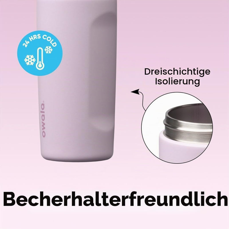Load image into Gallery viewer, Owala FreeSip Isolierte Edelstahl-Trinkflasche, 710ml, Iced Breeze
