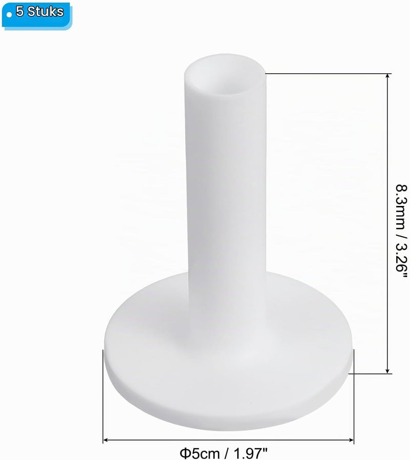 Load image into Gallery viewer, Rubberen golftees 5 stuks 83 mm voor oefenmatten – golfbal houders – driving range trainingsbenodigdheden
