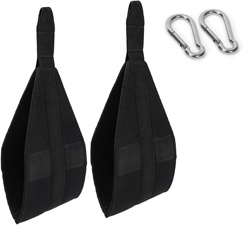 Laad afbeelding in Galerijviewer, Ab straps 2 stuks voor optrekstang en hangende buikspieroefeningen – buikspiertrainer – core straps
