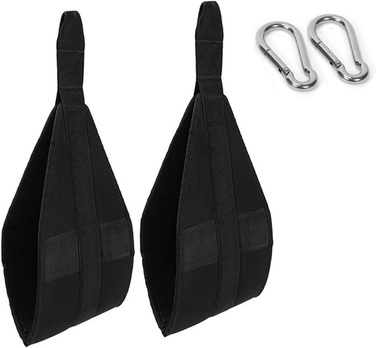 Ab straps 2 stuks voor optrekstang en hangende buikspieroefeningen – buikspiertrainer – core straps