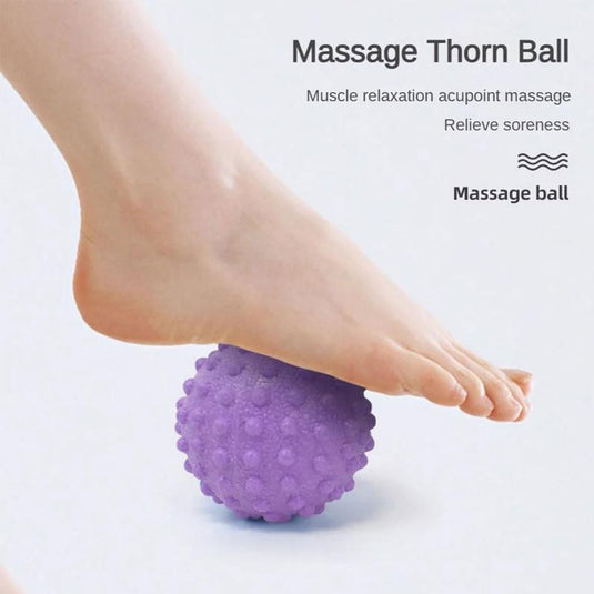 Stekelige massageballen set van 2 stuks 5 cm