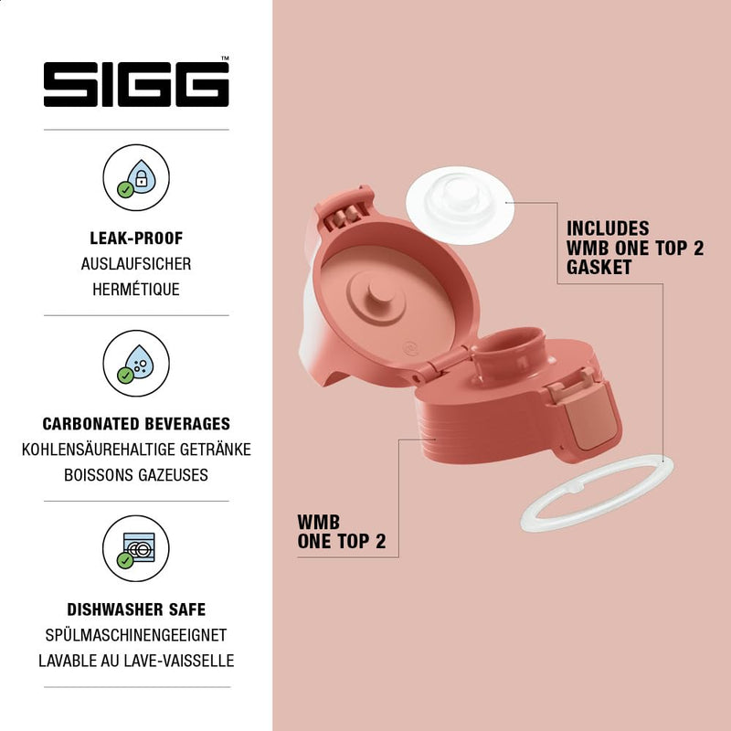 Laad afbeelding in Galerijviewer, Vervangende drinkfles dop met lekvrije sluiting en siliconen afdichting – flesdop – drinkfles accessoire

