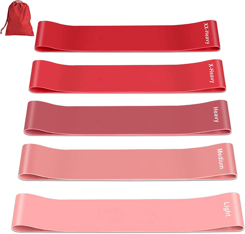 Load image into Gallery viewer, Fitness elastieken 5-delige set met verschillende weerstandsniveaus – weerstandsbanden – resistance bands
