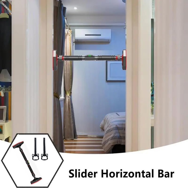 Laad afbeelding in Galerijviewer, Verstelbare optrekstang 120-170 cm zonder boren met waterpas – pull-up bar – krachttraining
