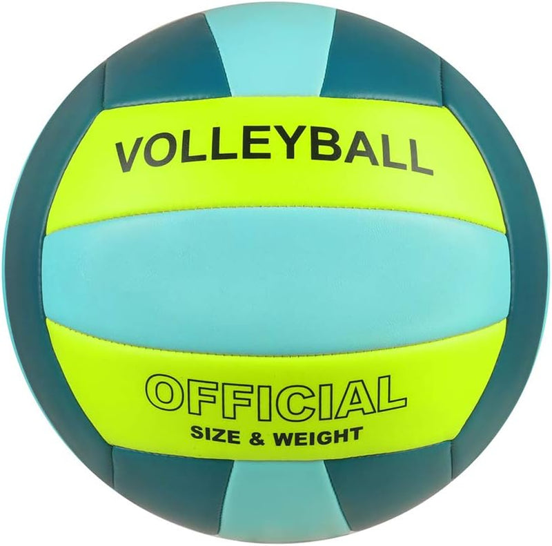 Load image into Gallery viewer, Volleybal maat 5 PU leer zacht indoor outdoor volleyballen sport training spel spelen bal voor beginners, tieners en volwassenen, 8,2
