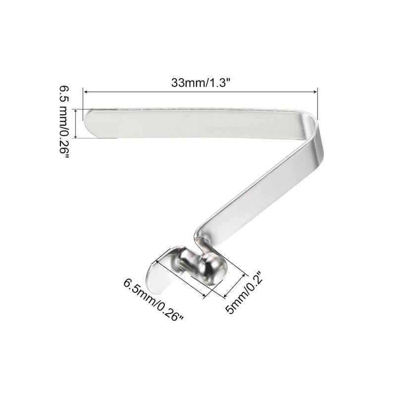 Chargez l'image dans la visionneuse de la galerie, Veerklemmen voor telescopische buizen 8x5,5 mm (8 stuks) - Kajak peddel borgpennen - Tentpaal borgclips staal
