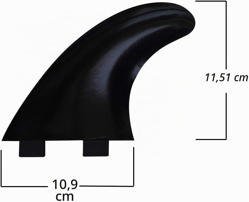 Laad afbeelding in Galerijviewer, Surfboard vin set met bevestigingsschroeven en vinsleutel zwart – FCS vinnen – surf accessoires
