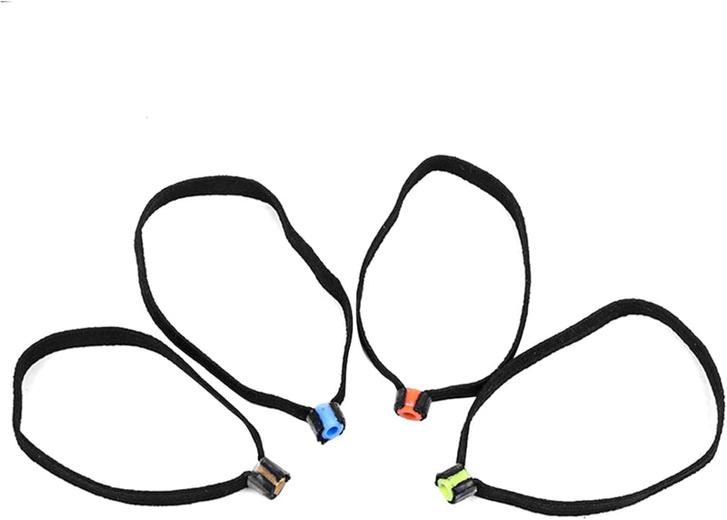 Laad afbeelding in Galerijviewer, Vislijn spoelhouders 4 stuks 8,5 cm van elastische stof voor vliegvissen – tippet houders – hengelsportbenodigdheden
