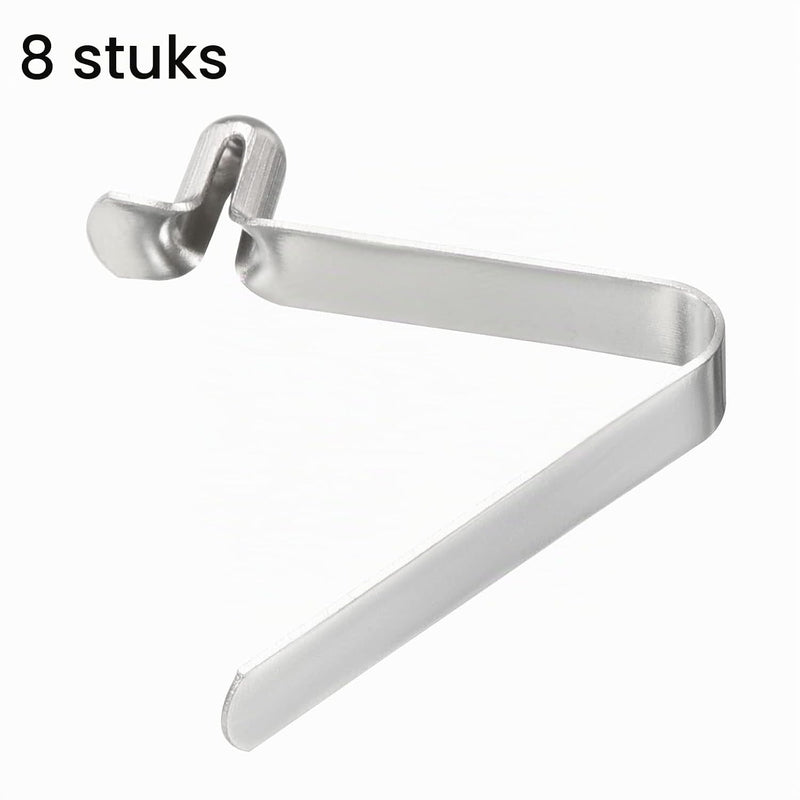 Chargez l'image dans la visionneuse de la galerie, Veerklemmen voor telescopische buizen 8x5,5 mm (8 stuks) - Kajak peddel borgpennen - Tentpaal borgclips staal
